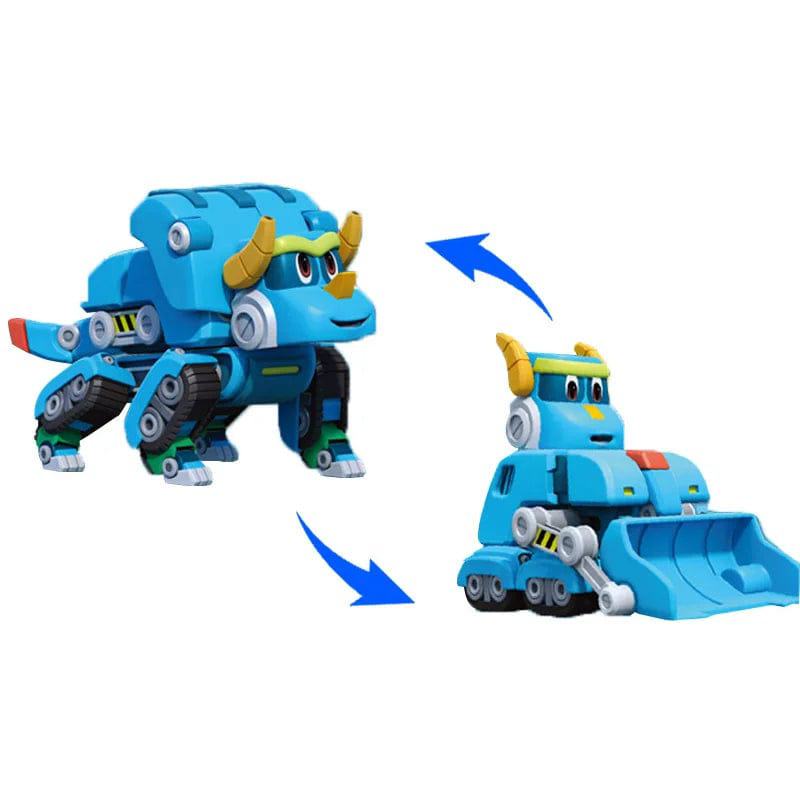 Newest ABS Min Deformation Gogo Dino Explorers REX Transformation Car Airplane Motorboat Crane Gogo Dinosaur Explorers toys