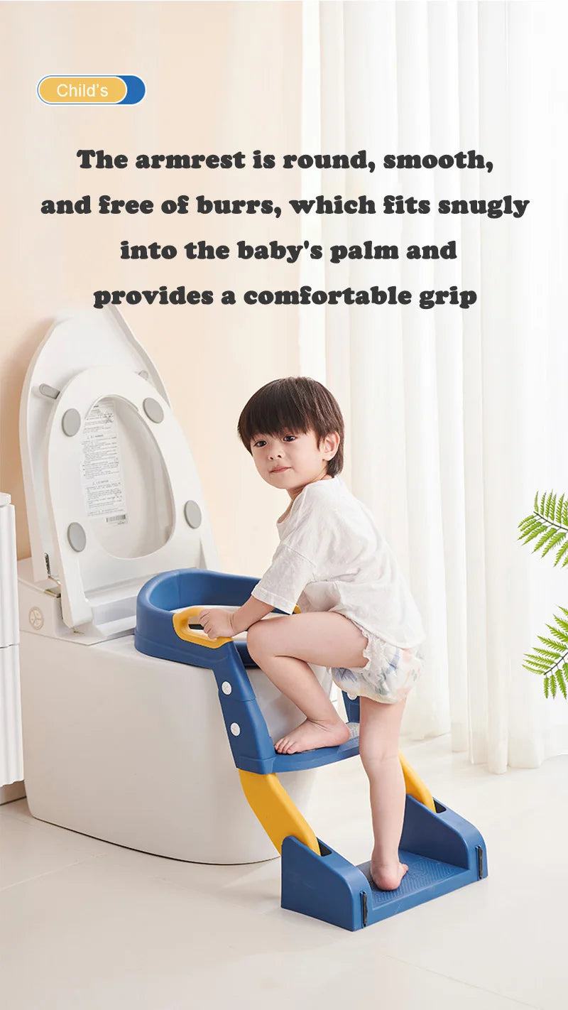 Newly Upgraded Portable Toilet Seat Children's Pot Foldable Potty Training Seat Step Stool Portable Potty Child Pot Bebe Toilett - PST PS Tradings