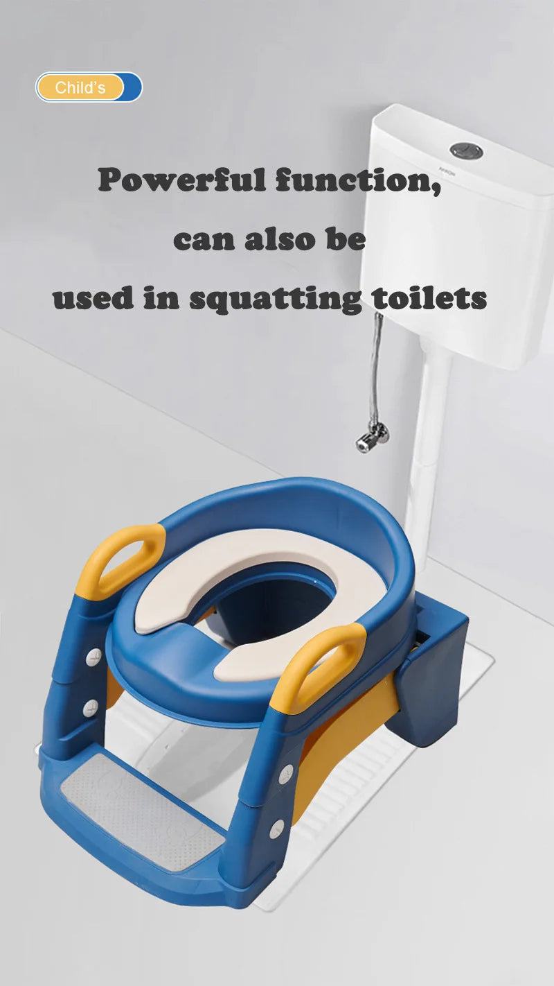 Newly Upgraded Portable Toilet Seat Children's Pot Foldable Potty Training Seat Step Stool Portable Potty Child Pot Bebe Toilett - PST PS Tradings