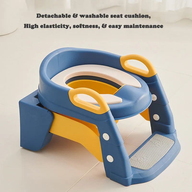 Newly Upgraded Portable Toilet Seat Children's Pot Foldable Potty Training Seat Step Stool Portable Potty Child Pot Bebe Toilett - PST PS Tradings