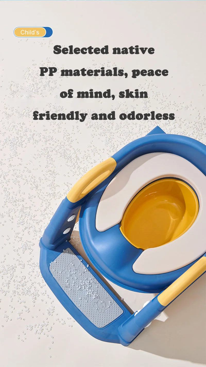 Newly Upgraded Portable Toilet Seat Children's Pot Foldable Potty Training Seat Step Stool Portable Potty Child Pot Bebe Toilett - PST PS Tradings