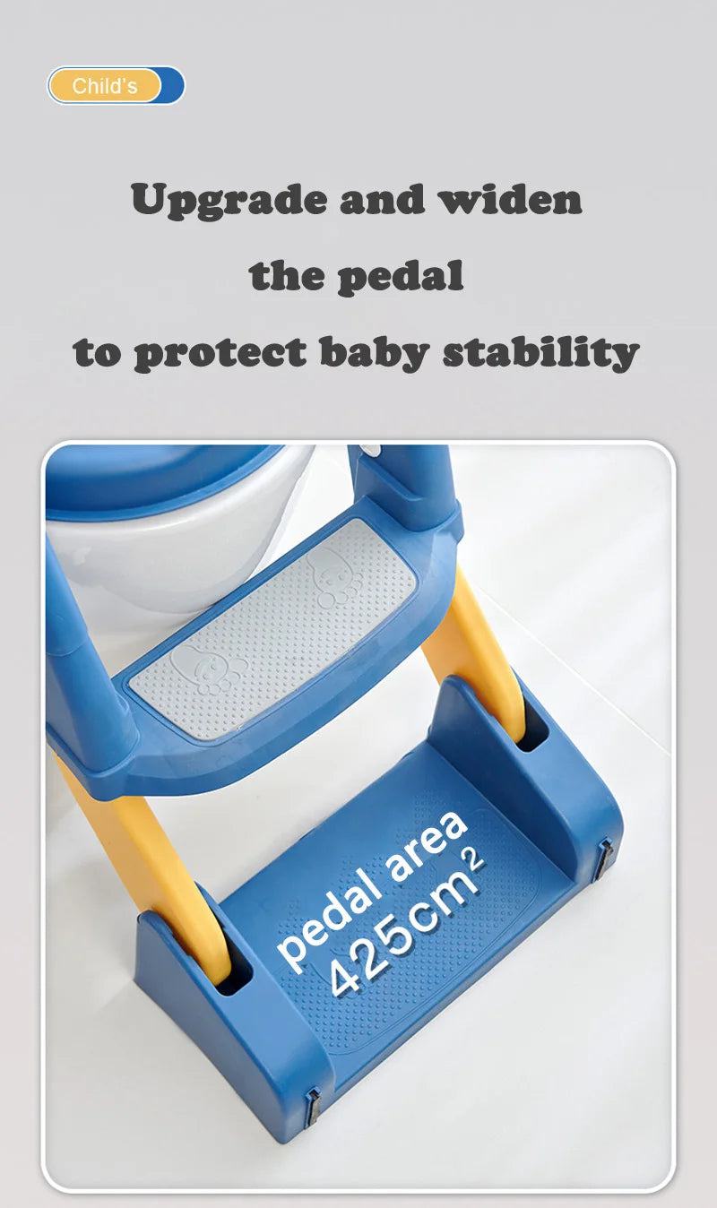 Newly Upgraded Portable Toilet Seat Children's Pot Foldable Potty Training Seat Step Stool Portable Potty Child Pot Bebe Toilett - PST PS Tradings