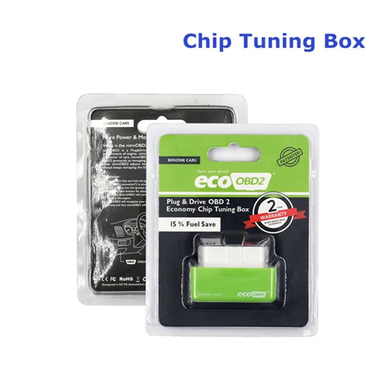 Nitro OBD2 ECOOBD2 15% Fuel Save More Power ECU Chip Tuning Box Plug&Driver NitroOBD2 Eco OBD2 For Diesel Benzine Gasoline Car - PST PS Tradings