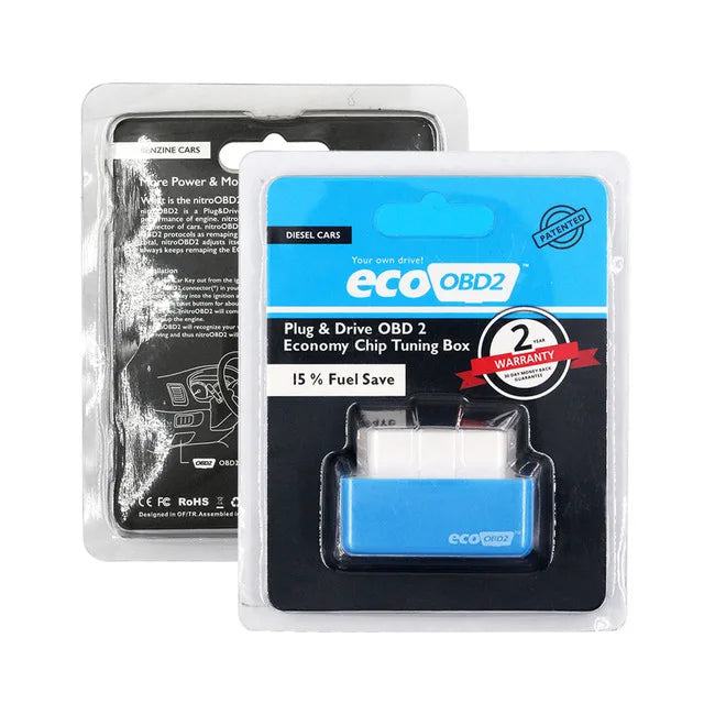 Nitro OBD2 ECOOBD2 15% Fuel Save More Power ECU Chip Tuning Box Plug&Driver NitroOBD2 Eco OBD2 For Diesel Benzine Gasoline Car - PST PS Tradings