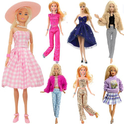 NK 1 Pcs Fashion Doll Dress  For Barbie Clothes Doll Accessories Outfit Casual Wear Shirt Party Dress  DIY Dollhouse Toys JJ - PST PS Tradings