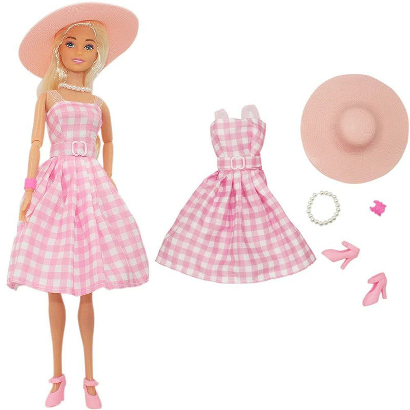 NK 1 Pcs Fashion Doll Dress  For Barbie Clothes Doll Accessories Outfit Casual Wear Shirt Party Dress  DIY Dollhouse Toys JJ - PST PS Tradings