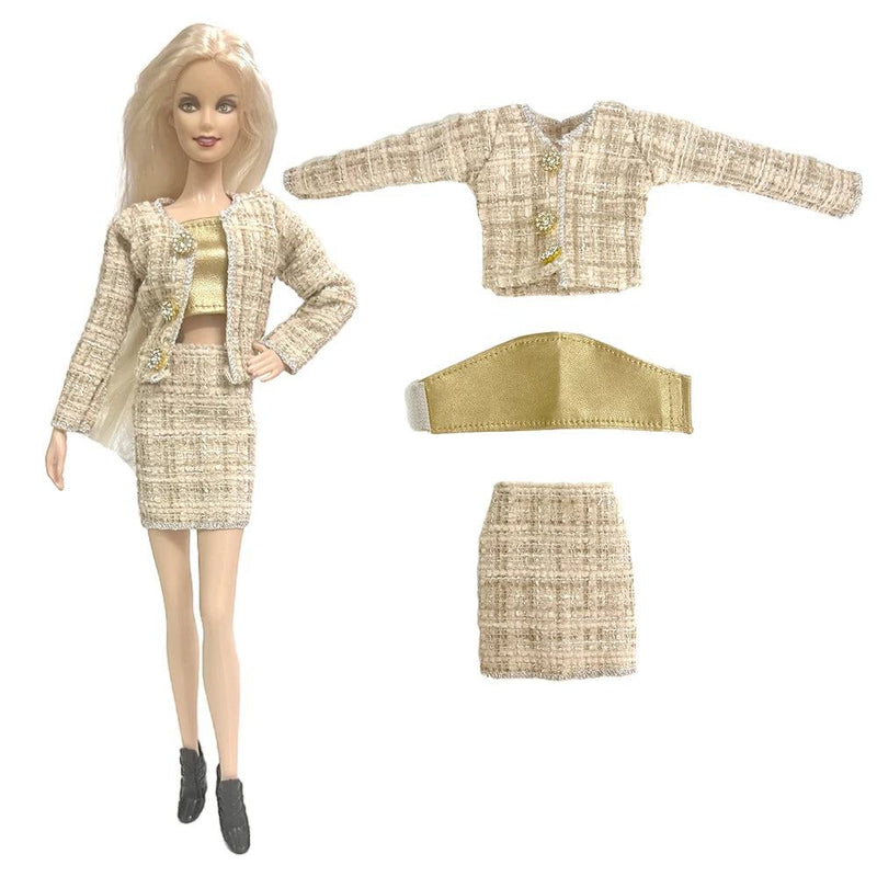 NK 1 Pcs Fashion Doll Dress  For Barbie Clothes Doll Accessories Outfit Casual Wear Shirt Party Dress  DIY Dollhouse Toys JJ - PST PS Tradings