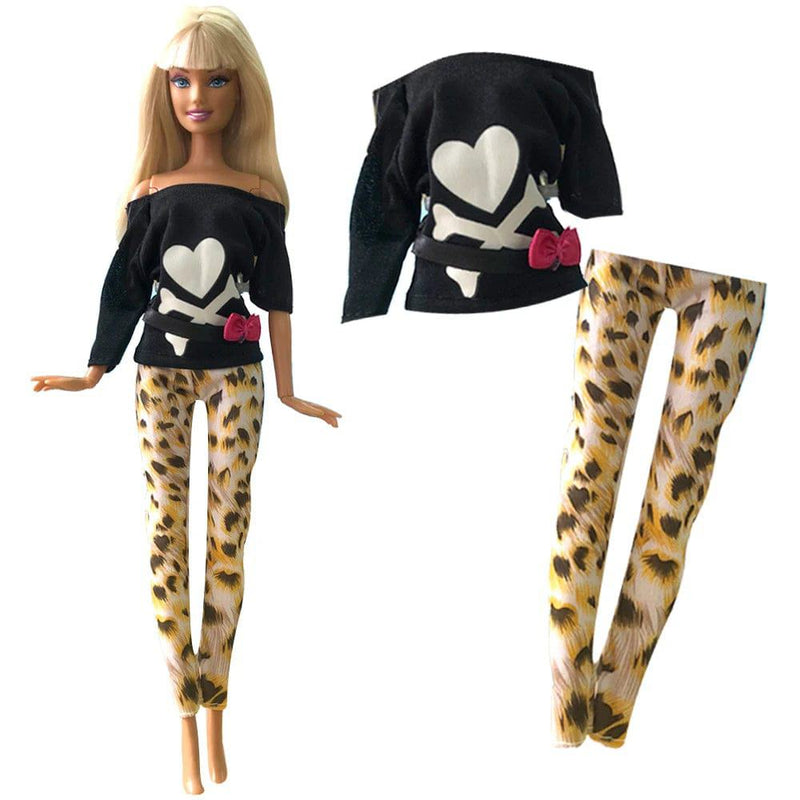 NK 1 Pcs Fashion Doll Dress  For Barbie Clothes Doll Accessories Outfit Casual Wear Shirt Party Dress  DIY Dollhouse Toys JJ - PST PS Tradings