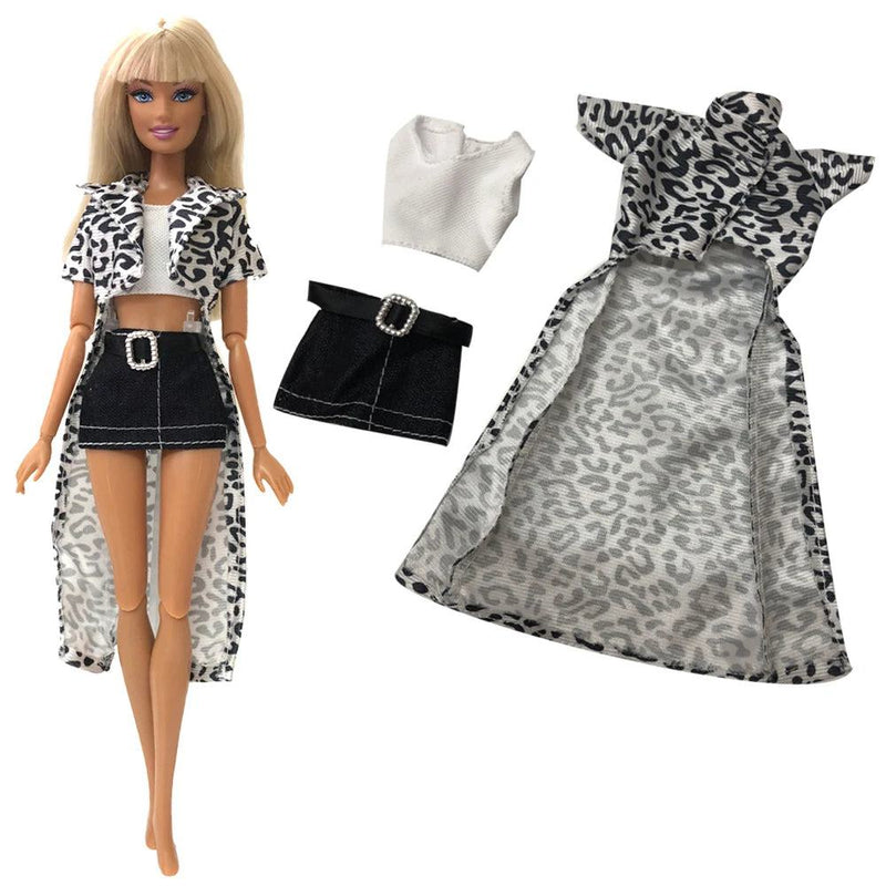 NK 1 Pcs Fashion Doll Dress  For Barbie Clothes Doll Accessories Outfit Casual Wear Shirt Party Dress  DIY Dollhouse Toys JJ - PST PS Tradings