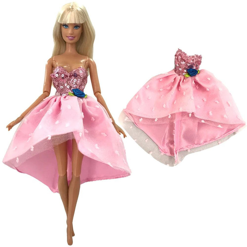 NK 1 Pcs Fashion Doll Dress  For Barbie Clothes Doll Accessories Outfit Casual Wear Shirt Party Dress  DIY Dollhouse Toys JJ - PST PS Tradings