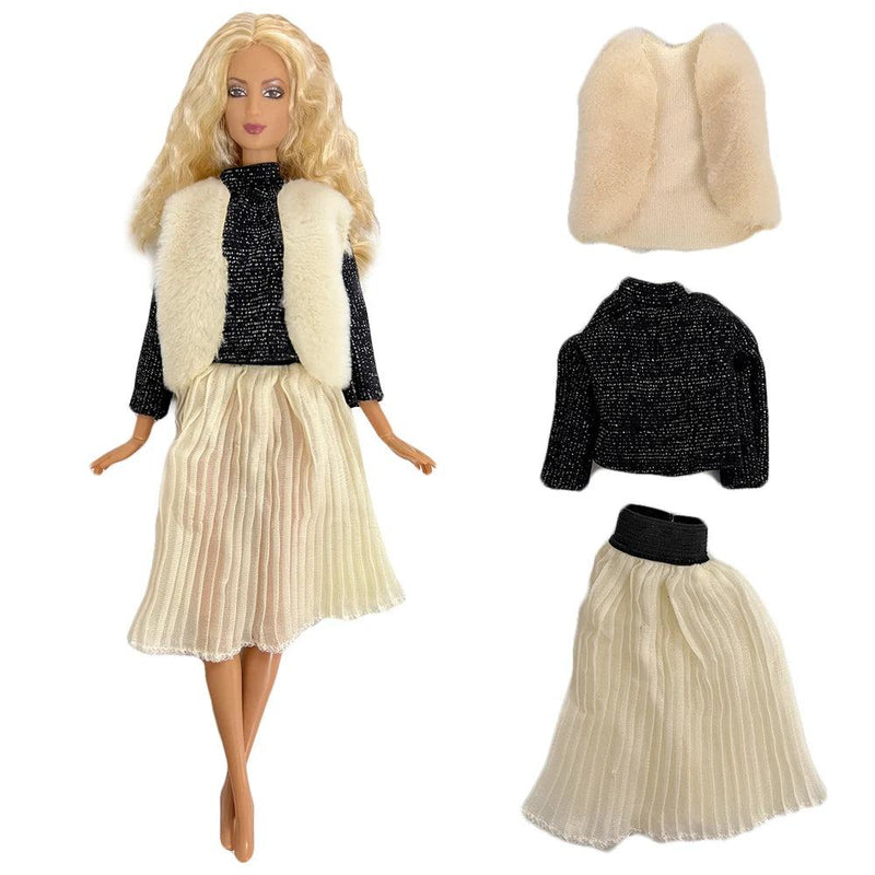 NK 1 Pcs Fashion Doll Dress  For Barbie Clothes Doll Accessories Outfit Casual Wear Shirt Party Dress  DIY Dollhouse Toys JJ - PST PS Tradings