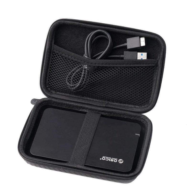 ORICO 2.5 Hard Disk Case Portable HDD Protection Bag for External 2.5 inch Hard Drive/Earphone/U Disk Hard Disk Drive Case Black - PST PS Tradings