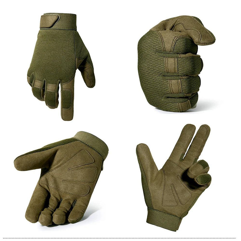 Outdoor Tactical Gloves Bicycle Airsoft Hiking Climbing Shooting Paintball Working Camo Sport Full Finger Glove Outdoor Gear - PST PS Tradings