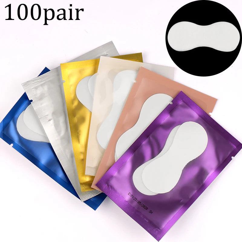 Paper Eye Patches for Eyelash Extension 50/100 Pairs Under Eye Pads Lash Extension Lashes accessories Eye Tips Make Up Tools - PST PS Tradings