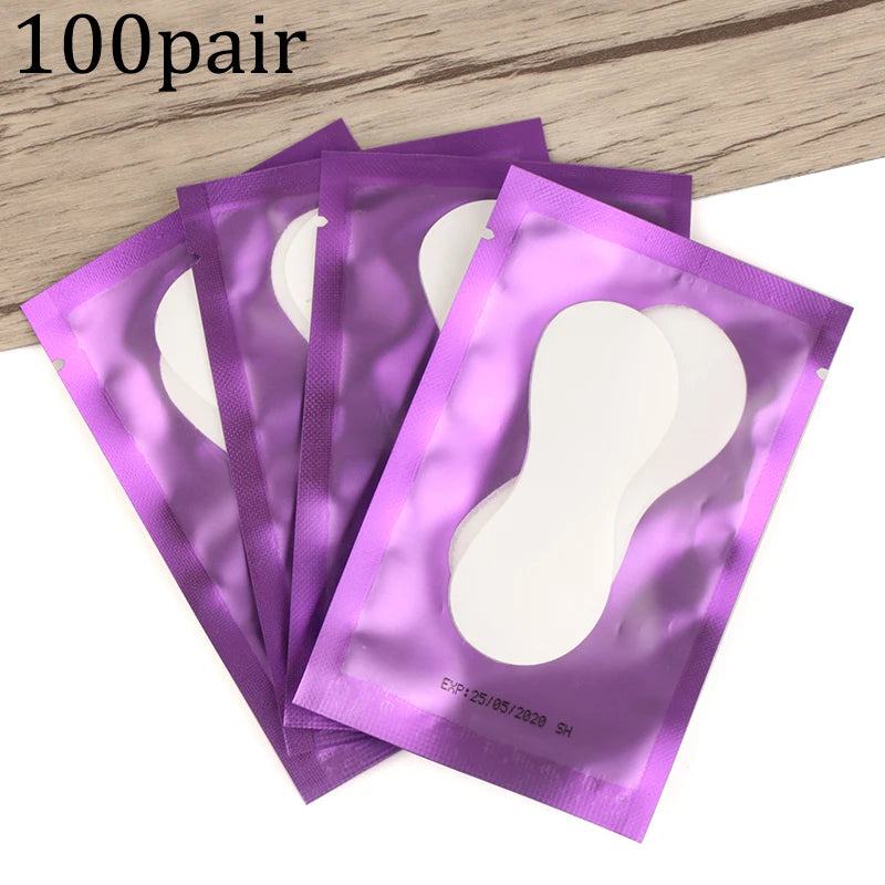 Paper Eye Patches for Eyelash Extension 50/100 Pairs Under Eye Pads Lash Extension Lashes accessories Eye Tips Make Up Tools - PST PS Tradings