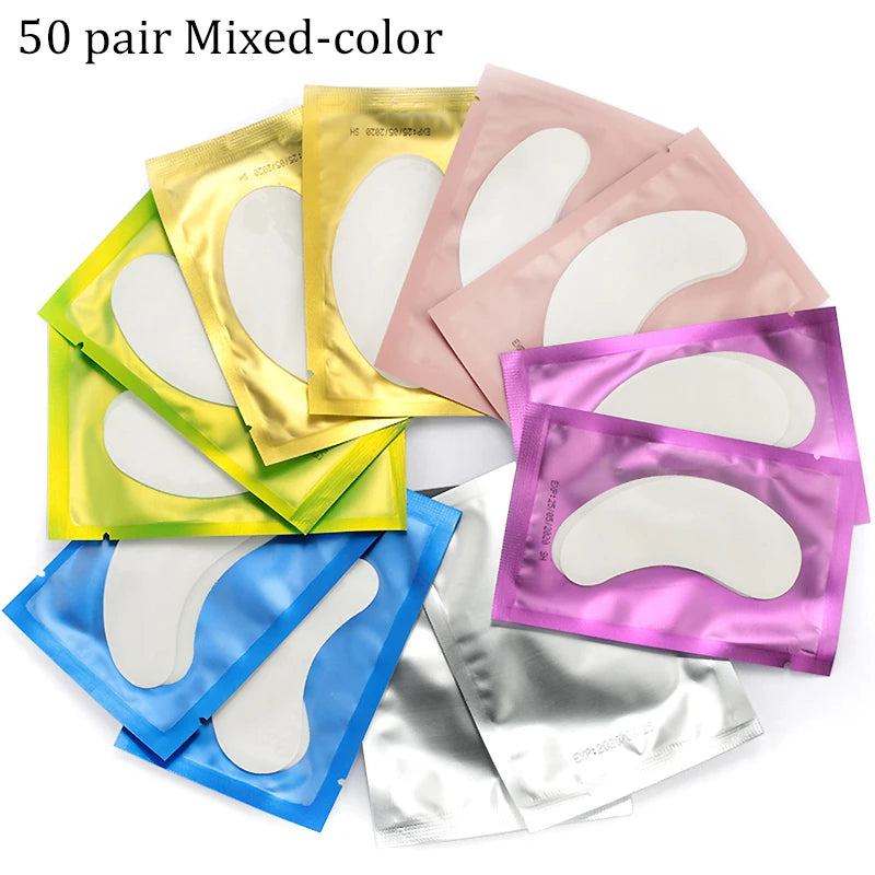 Paper Eye Patches for Eyelash Extension 50/100 Pairs Under Eye Pads Lash Extension Lashes accessories Eye Tips Make Up Tools - PST PS Tradings