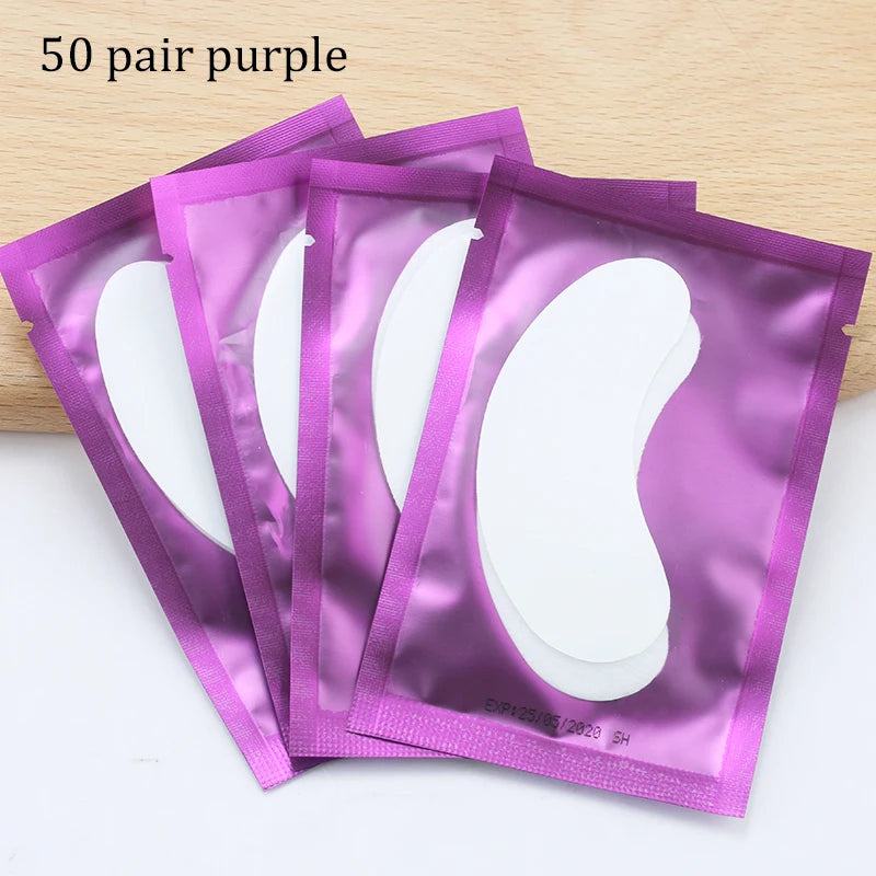 Paper Eye Patches for Eyelash Extension 50/100 Pairs Under Eye Pads Lash Extension Lashes accessories Eye Tips Make Up Tools - PST PS Tradings