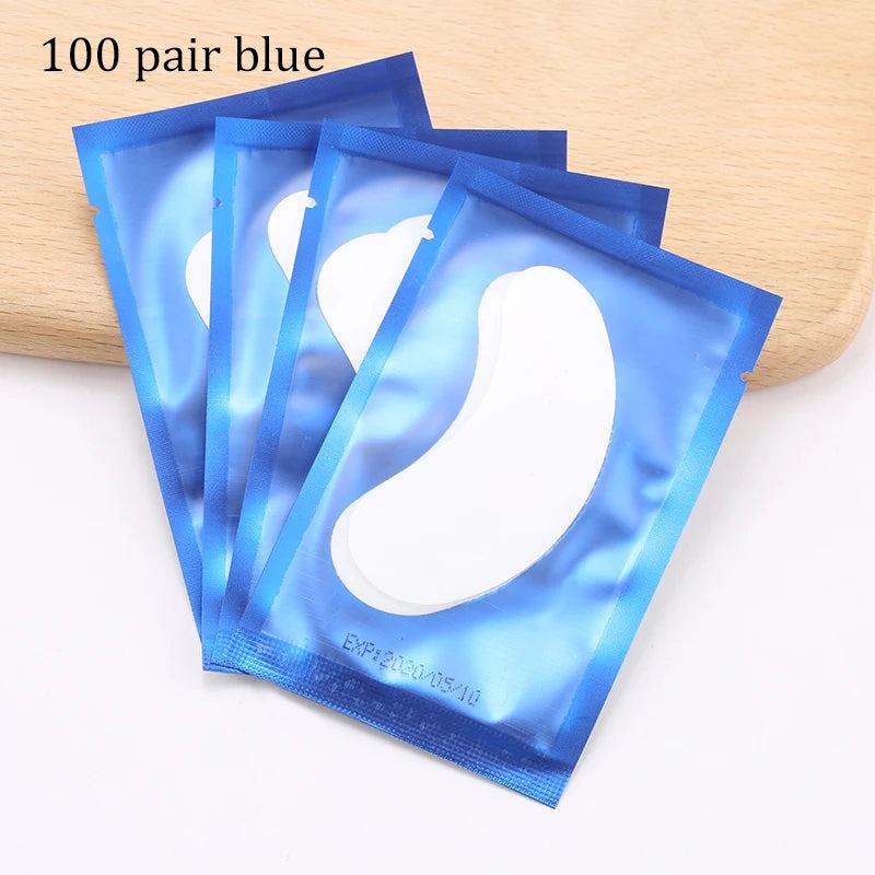 Paper Eye Patches for Eyelash Extension 50/100 Pairs Under Eye Pads Lash Extension Lashes accessories Eye Tips Make Up Tools - PST PS Tradings