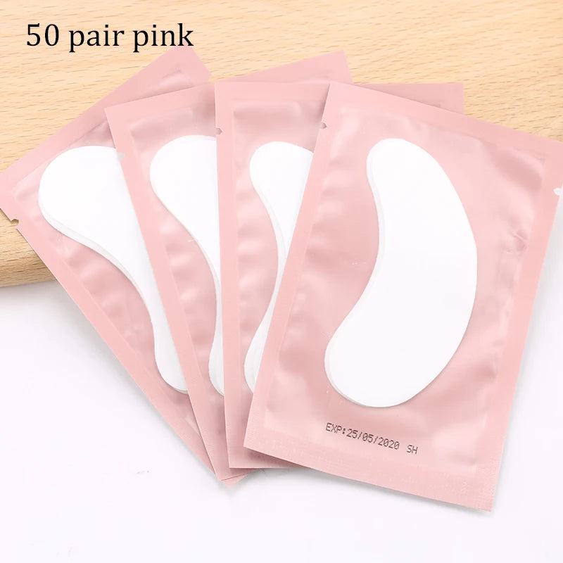 Paper Eye Patches for Eyelash Extension 50/100 Pairs Under Eye Pads Lash Extension Lashes accessories Eye Tips Make Up Tools - PST PS Tradings