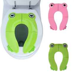 Portable Kids Travel Potty Seat Pad Baby Folding Toilet Training Seat Cover Toddler Urine Assistant Cushion Children Pot Seater - PST PS Tradings