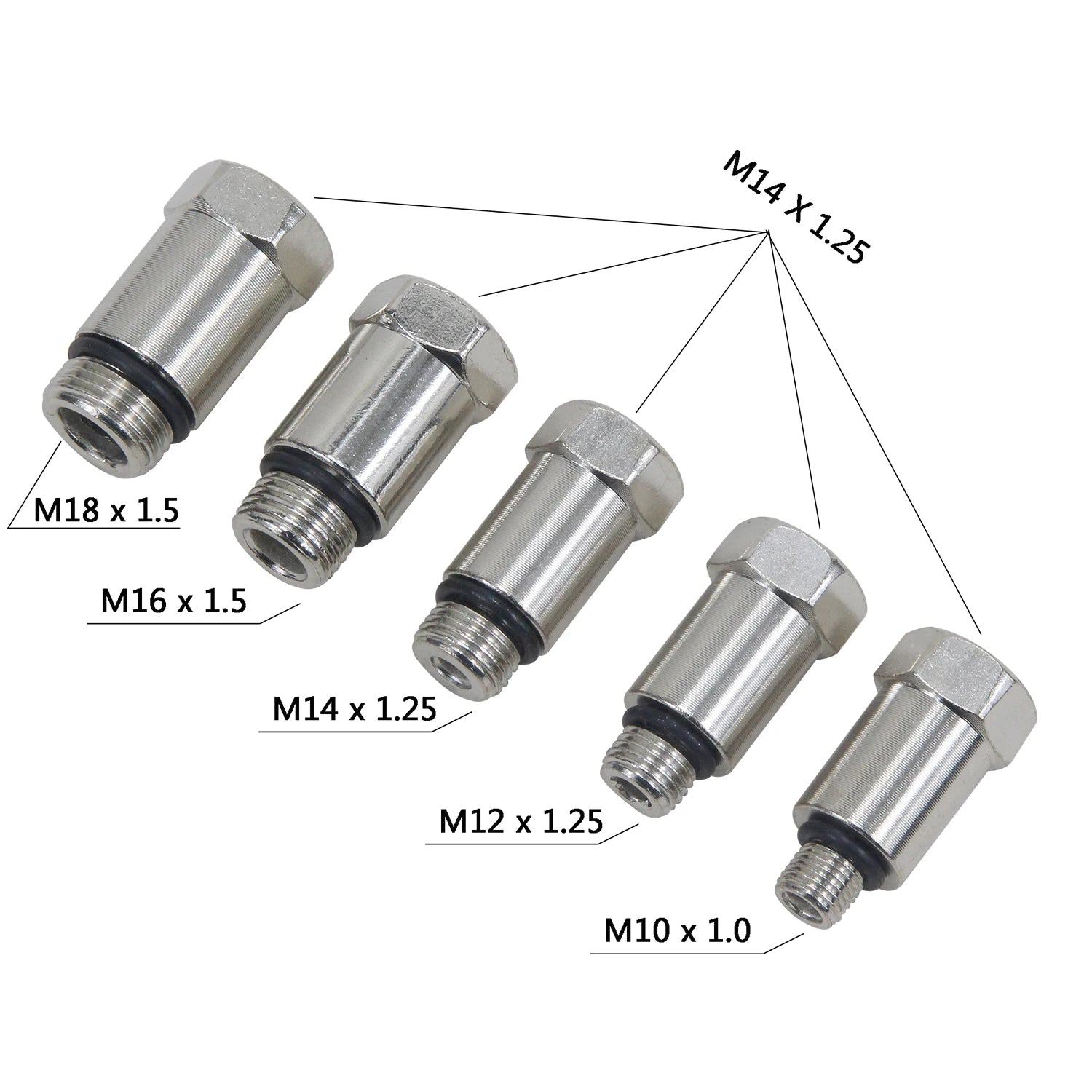 Professional AUTO TOOLS Petrol Gasoline Engine Cylinder Compression Gauge Tester Kit Cylinder Tester With M10 M12 M14 M16 M18 - PST PS Tradings