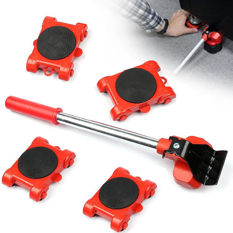 Professional Furniture Mover Tool Set Heavy Stuffs Transport Lifter Wheeled Mover Roller with Wheel Bar Moving Hand Device - PST PS Tradings