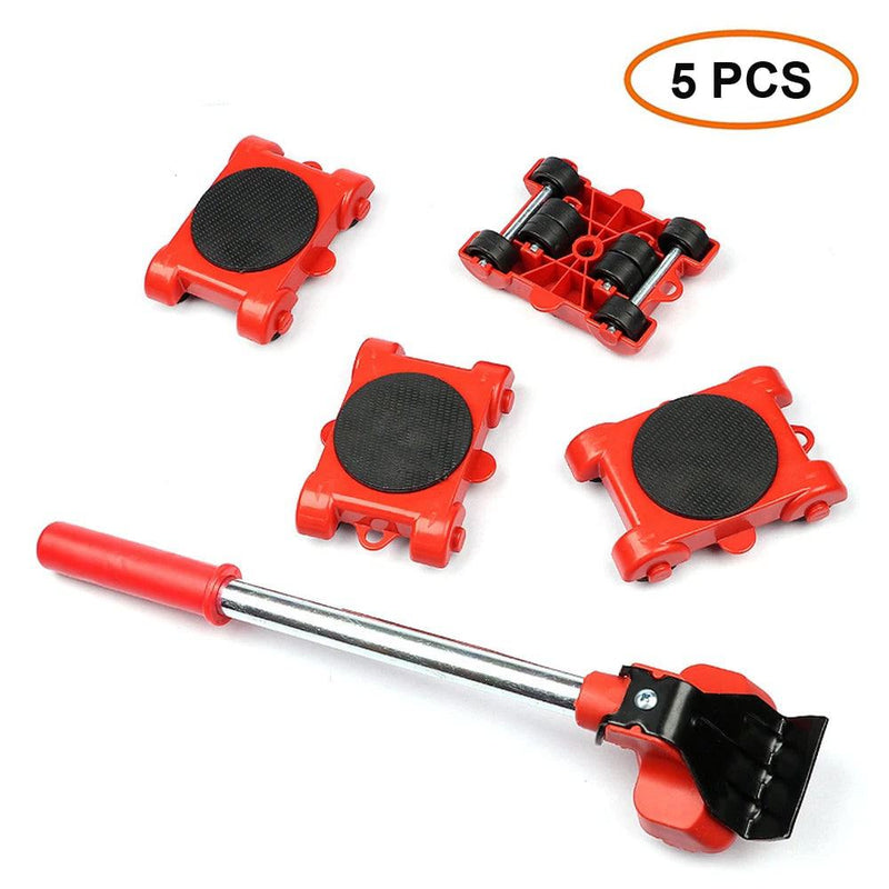 Professional Furniture Mover Tool Set Heavy Stuffs Transport Lifter Wheeled Mover Roller with Wheel Bar Moving Hand Device - PST PS Tradings