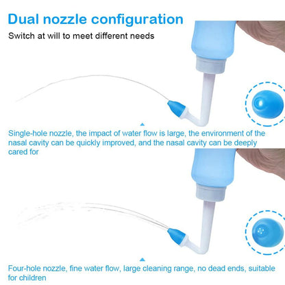 Professional Nose Wash Cleaner Nasal Irrigator Rinse Bottle Protector Avoid Allergic Rhinitis Adults Children care Neti Pots - PST PS Tradings