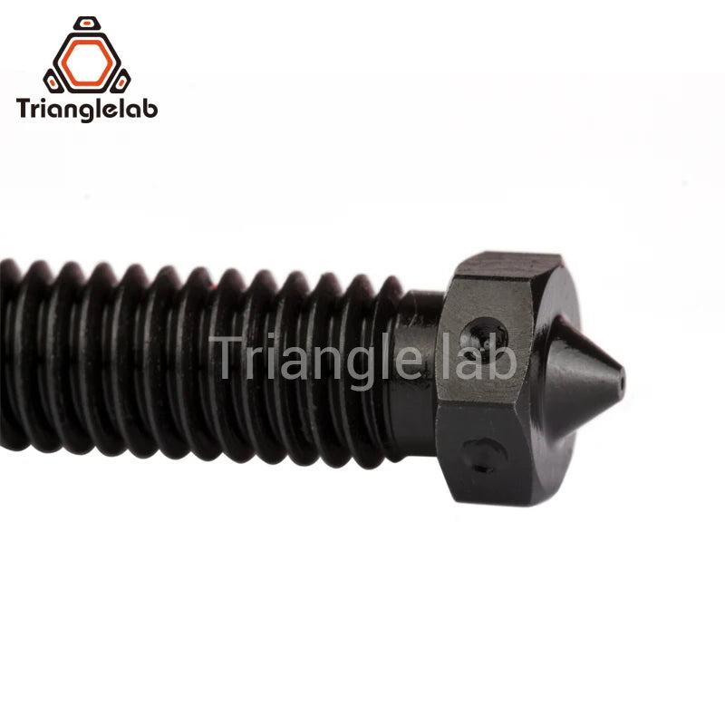 R Triangle Hardened Steel Volcano Nozzles For High Temperature 3D Printer PEI PEEK OR Carbon Fiber Filament For  Volcano Hotend