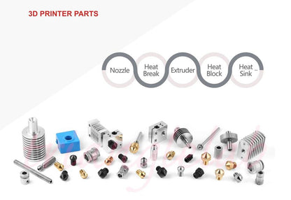 R Triangle Hardened Steel Volcano Nozzles For High Temperature 3D Printer PEI PEEK OR Carbon Fiber Filament For  Volcano Hotend