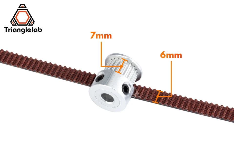 R trianglelab Gates 2GT belt synchronous belt  Timing belt Width 6MM 9MM wear GT2 resistant  for Ender3 cr10 Anet 3D Printer