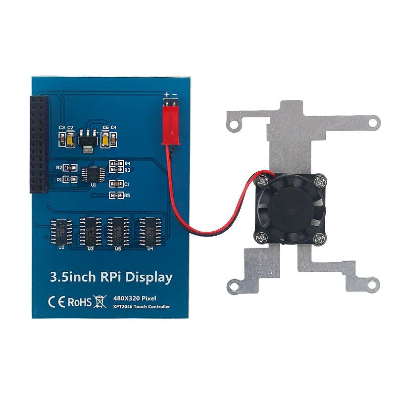 Raspberry Pi 3.5 Touch Screen 480*320 LCD TFT Display Optional ABS Metal Case Cooling Fan for Raspberry Pi 4 Model B or 3B+ 3B - PST PS Tradings