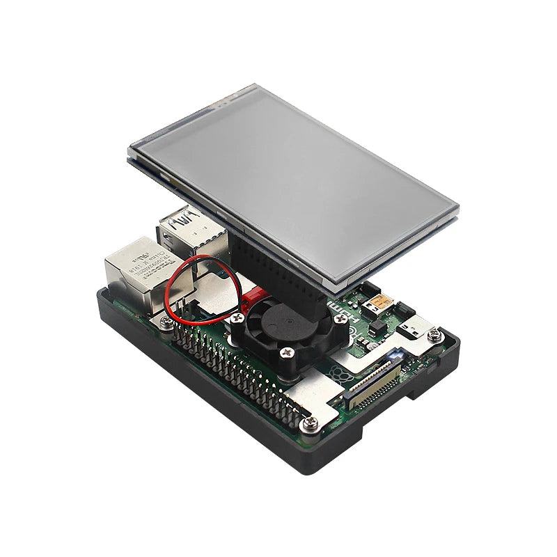 Raspberry Pi 3.5 Touch Screen 480*320 LCD TFT Display Optional ABS Metal Case Cooling Fan for Raspberry Pi 4 Model B or 3B+ 3B - PST PS Tradings