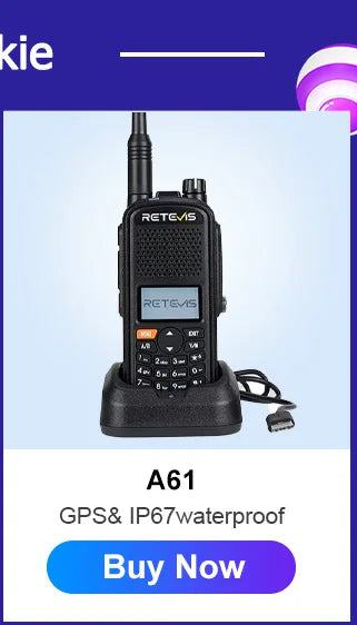 Retevis RT3S Walkie Talkie DMR Radio Uhf Vhf  Digital Amateur 5W Long Range Ham Radio Stations Walkie-Talkies Professional  GPS - PST PS Tradings  PST PS Tradings