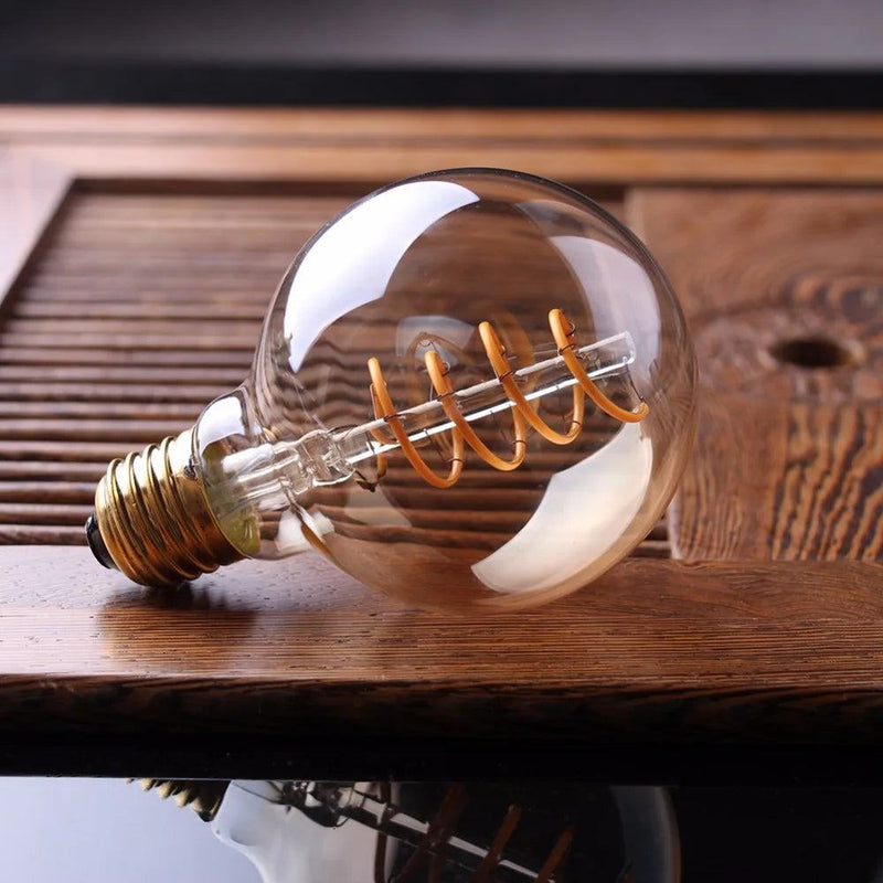 Retro Dimmable LED Edison Bulb E27 3W Gold Spiral Filament ST64 G125 Ampoule LED Lamp Incandescent Chandelier Decorative Lightin