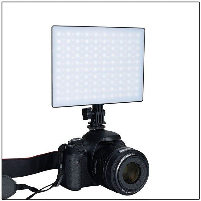 RGB Adjustable LED Camera Light with Adapter