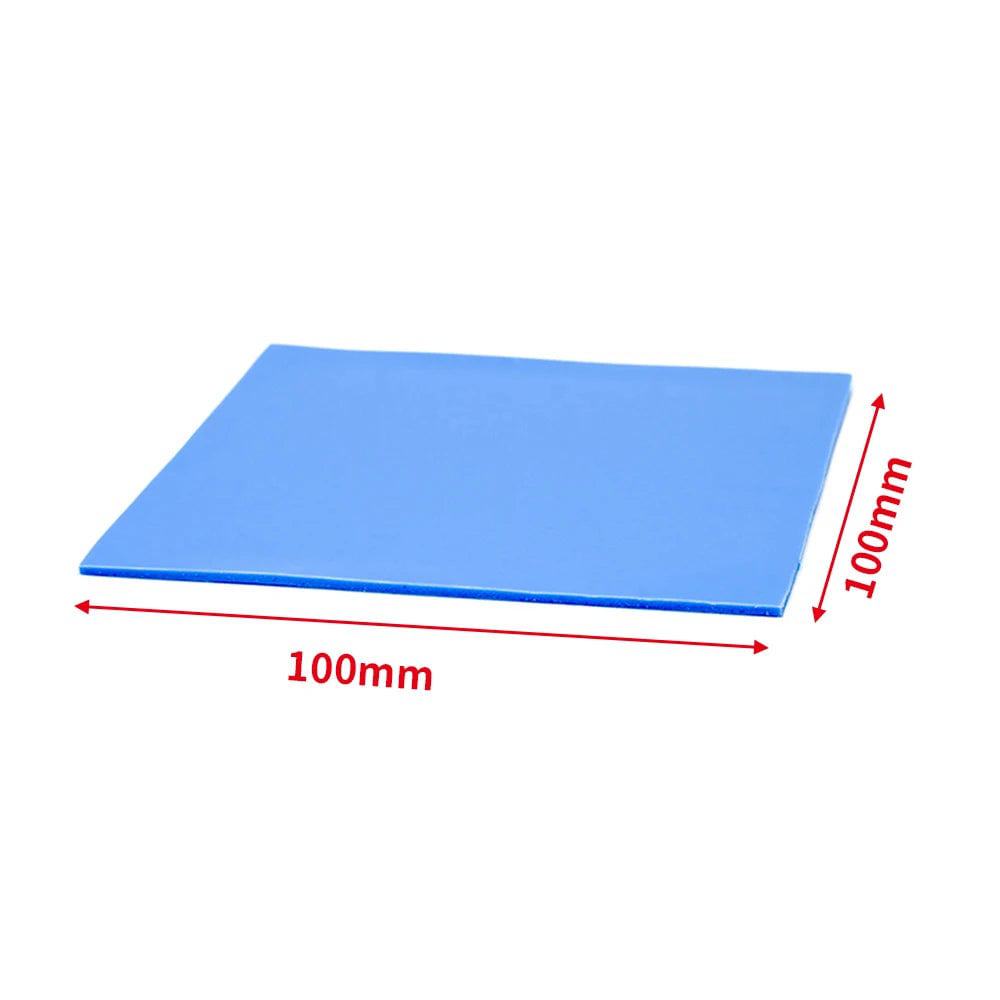 RGEEK New 6.0 W/mK Conductive GPU CPU Heatsink Cooling Silicone Pad 100mm*100mm*1mm Thermal Pad High Quality