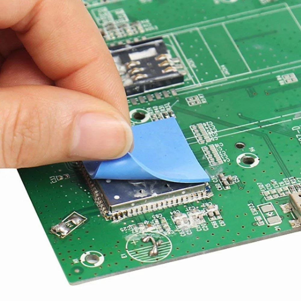 RGEEK New 6.0 W/mK Conductive GPU CPU Heatsink Cooling Silicone Pad 100mm*100mm*1mm Thermal Pad High Quality