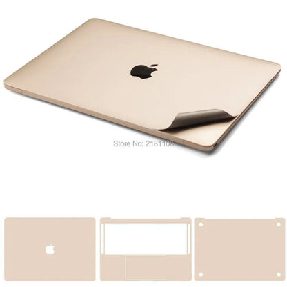 Rose Gold Full Body Skin for MacBook air (13-inch, A1931 A1932 A2179 A2337), Full-Cover Protective Vinyl Decal Sticker - PST PS Tradings