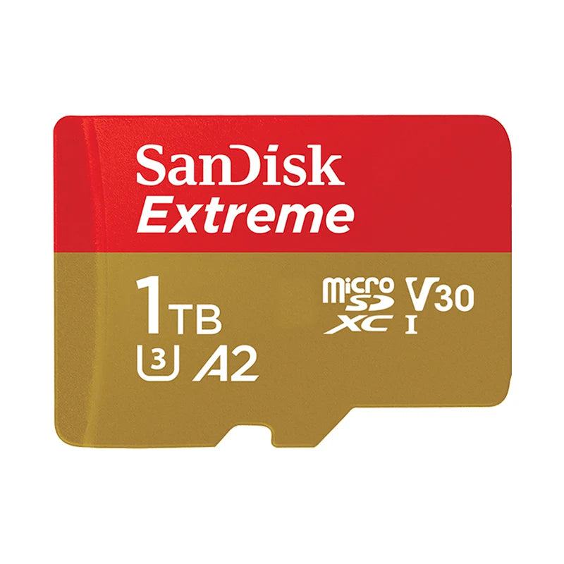 Sandisk Micro SD Card Original Extreme A2 V30 U3 SDXC Flash 32GB 64GB 128GB 256GB MicroSD Card 190MB/s TF Card for Phone Tablet - PST PS Tradings