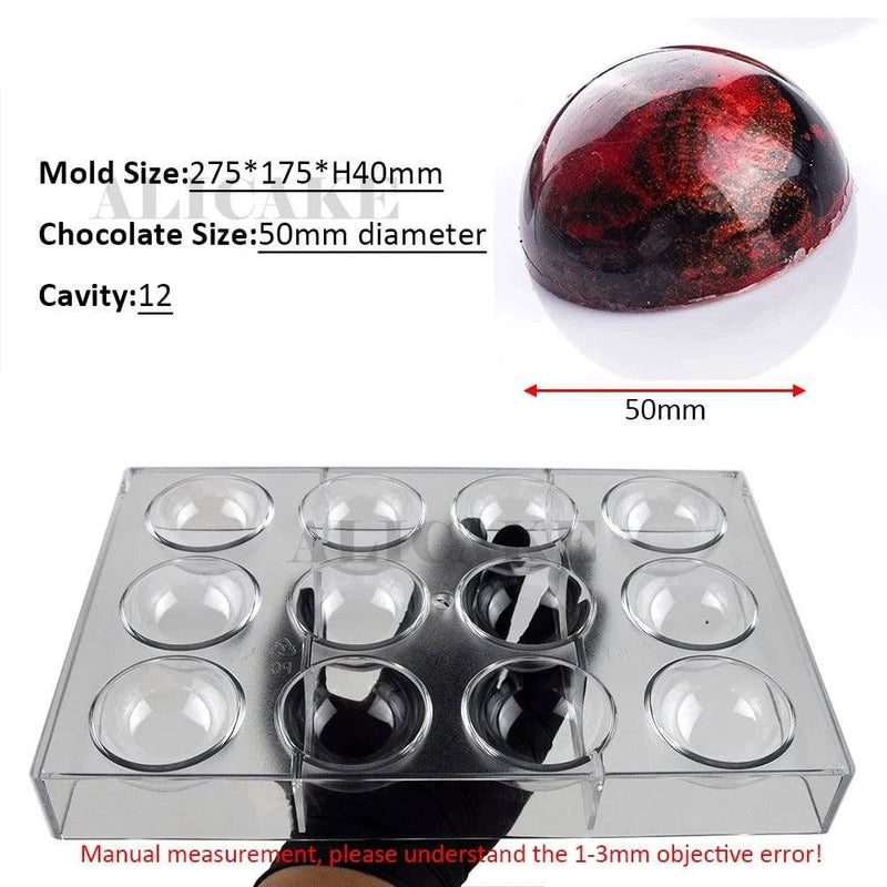 Schokoladenformen aus Polycarbonat für Schokolade, professionelles Backen, Süßigkeiten, Bonbons, Bar, Acrylform, Süßwaren, Bäckereien - Property & Safety Tradings