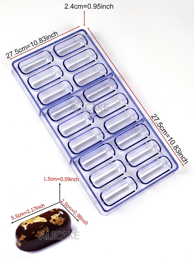 Schokoladenformen aus Polycarbonat für Schokolade, professionelles Backen, Süßigkeiten, Bonbons, Bar, Acrylform, Süßwaren, Bäckereien - Property & Safety Tradings