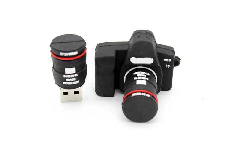 SHANDIAN hot selling Camera Shape USB Flash Memory Stick thumb drive 64GB/32GB /16GB memory stick flash card photography gifts - PST PS Tradings