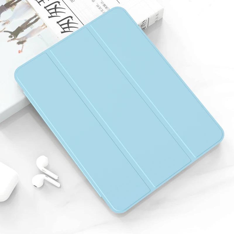 Slim Case for Apple iPad 10 10th generation 10.9 ich 2022 A2757 A2777 A2696 Silicon Leather Smart Cover with Auto Sleep Wake - PST PS Tradings