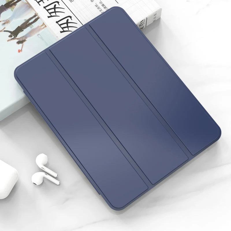 Slim Case for Apple iPad 10 10th generation 10.9 ich 2022 A2757 A2777 A2696 Silicon Leather Smart Cover with Auto Sleep Wake - PST PS Tradings