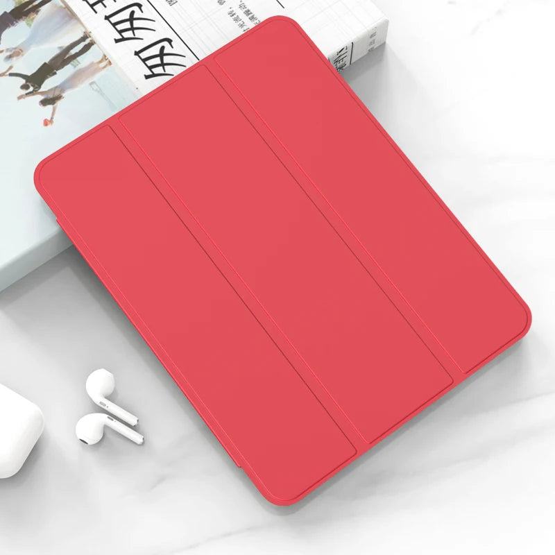 Slim Case for Apple iPad 10 10th generation 10.9 ich 2022 A2757 A2777 A2696 Silicon Leather Smart Cover with Auto Sleep Wake - PST PS Tradings