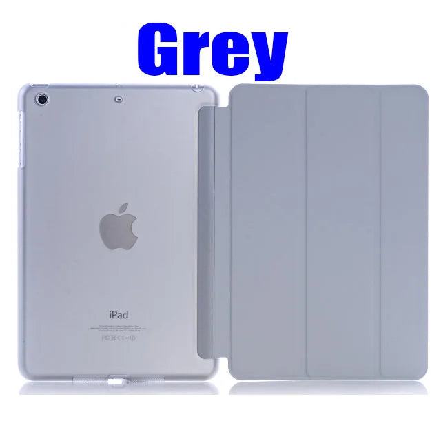 Smart Cover For iPad Mini 1 2 3 4 5 6 7.9 inch Ultra Slim PU Leather Case + PC translucent back case for Apple ipad mini 5 4 3 2 - PST PS Tradings