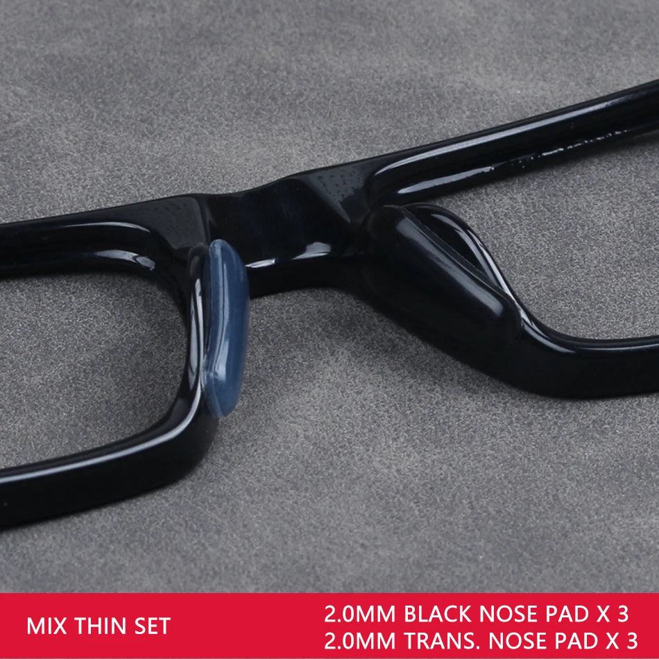 Soft Silicone Nose Pad Glasses Non-slip Eyeglasses Sunglass black white Nose Pad