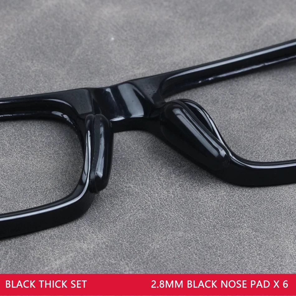 Soft Silicone Nose Pad Glasses Non-slip Eyeglasses Sunglass black white Nose Pad