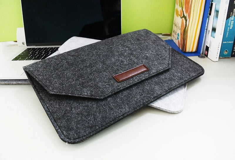 Soft Sleeve Laptop Bag For Macbook Air Pro Retina 11 12 13 14 15 inch Notebook Tablet Case Cover For HP Dell Macbook With Gift - PST PS Tradings